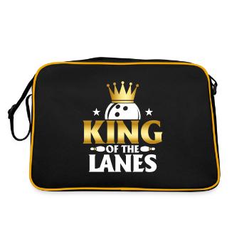 King Of The Lanes Bowling StrikeTeam Player - Retro Bag - black/gold - Back