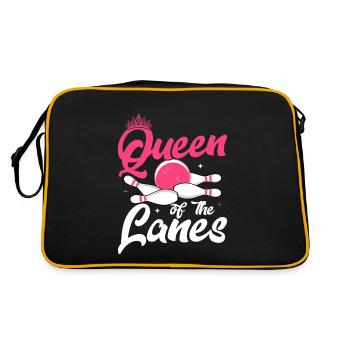 Queen Of The Lanes Bowling StrikeTeam Player - Retro Bag - black/gold - Back