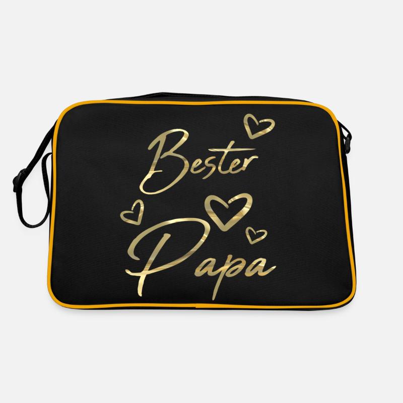Bester Papa Retro Tasche
