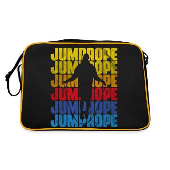 Expert Rope Jumper - Retro Cardio Exercise - Sac Retro - noir/or - Dos