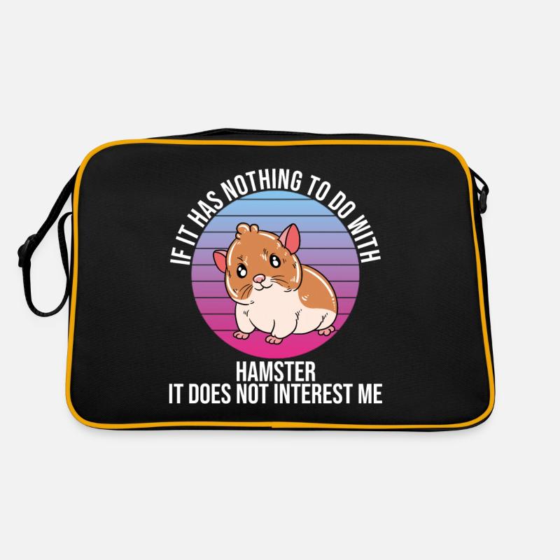 Je préfère être avec mon hamster Sac Retro
