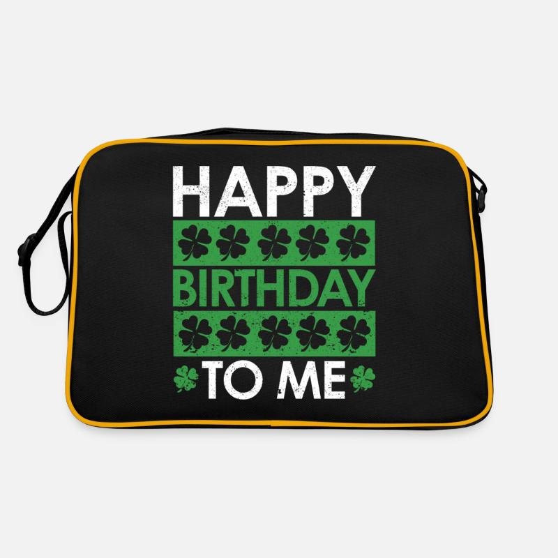 Joyeux anniversaire né pour moi Sac Retro