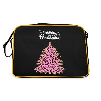 Joyeux Noël Drôle de Chemise de Noël - Sac Retro - noir/or - Dos