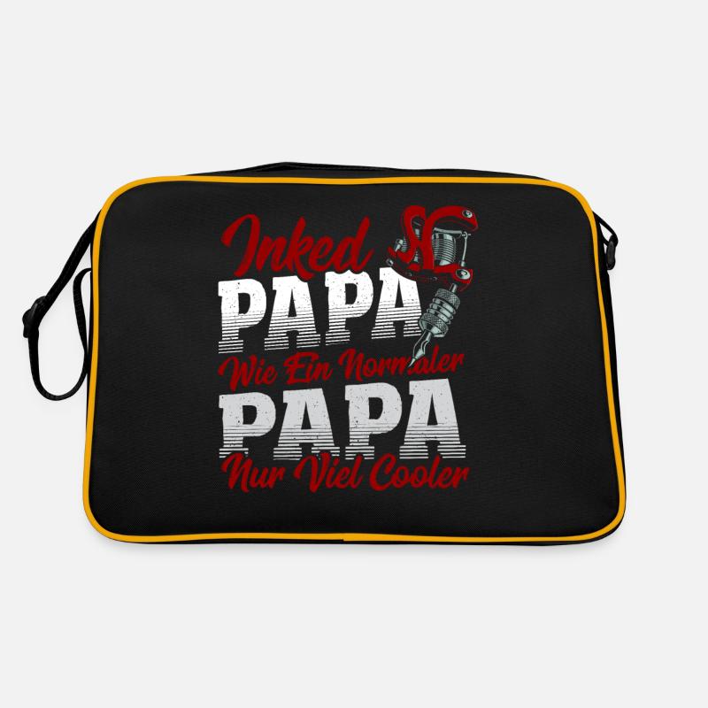Papa encré comme un père normal seulement beaucoup plus cool Sac Retro