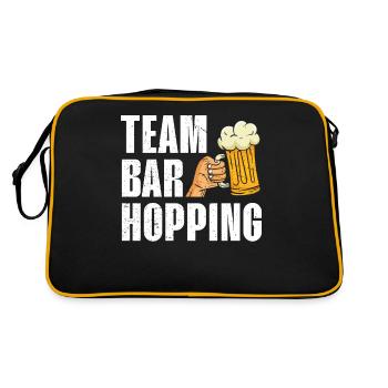 Saut de barre d’équipe | Chemise Beer Lovers | Métier - Sac Retro - noir/or - Dos