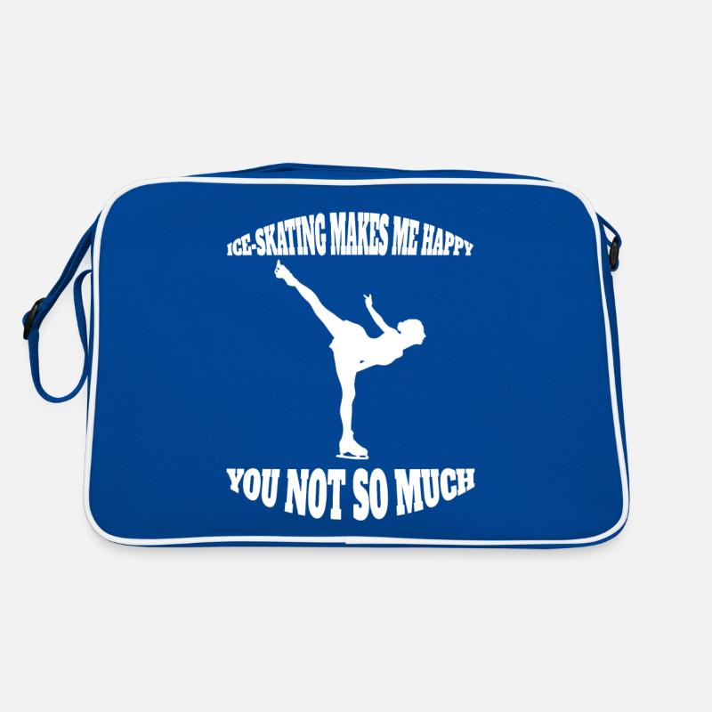 Eiskunstlaufen Schlittschuh Eislauf Eiskunstlauf Retro Tasche