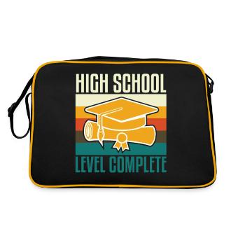 High School Level Complete Gamer - Retro Bag - black/gold - Back
