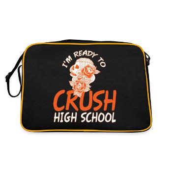 Im Ready To Crush High School - Retro Bag - black/gold - Back