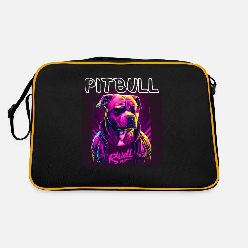 Graffiti Style - Cooler Pitbull 3 Retro Tasche