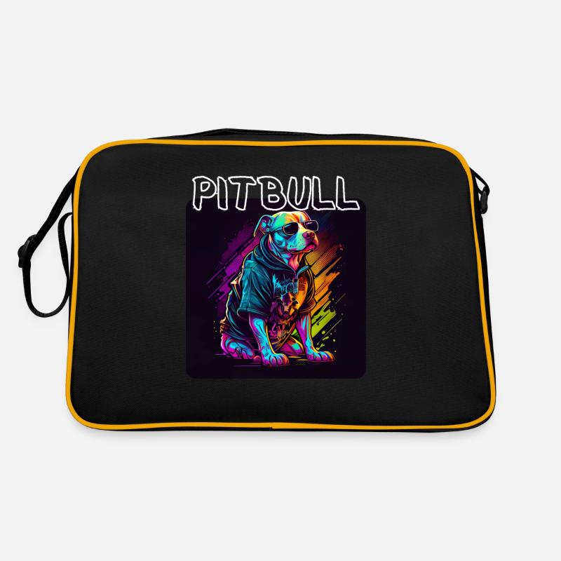 Graffiti Style - Cooler Pitbull 4 Retro Tasche