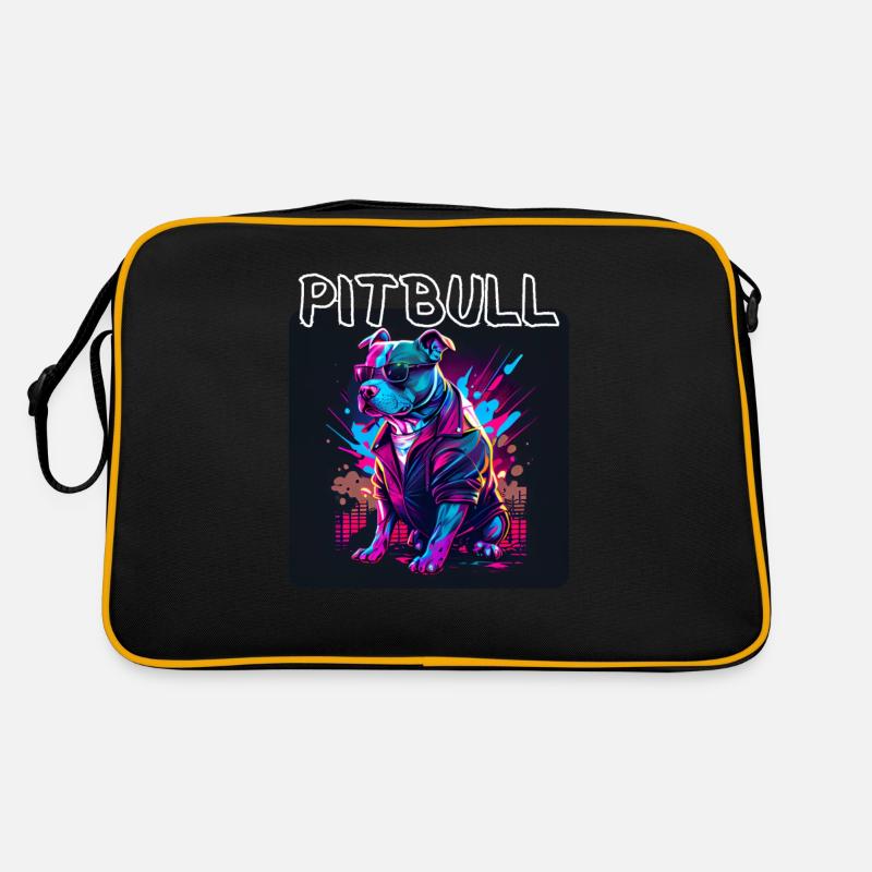 Style graffiti - Cool Pitbull 5 Sac Retro