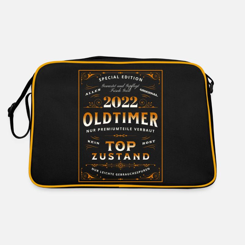 Oldtimer 1. Geburtstag Frau Mann 2022 Lustig Retro Tasche