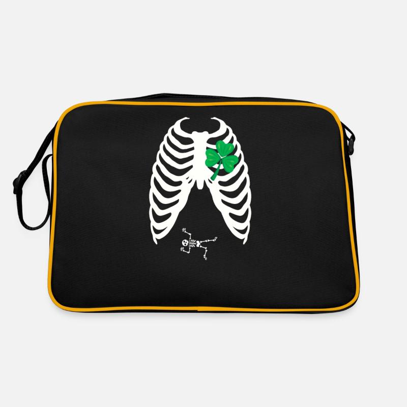 Annonce de grossesse de la Saint-Patrick Irlandais Sac Retro