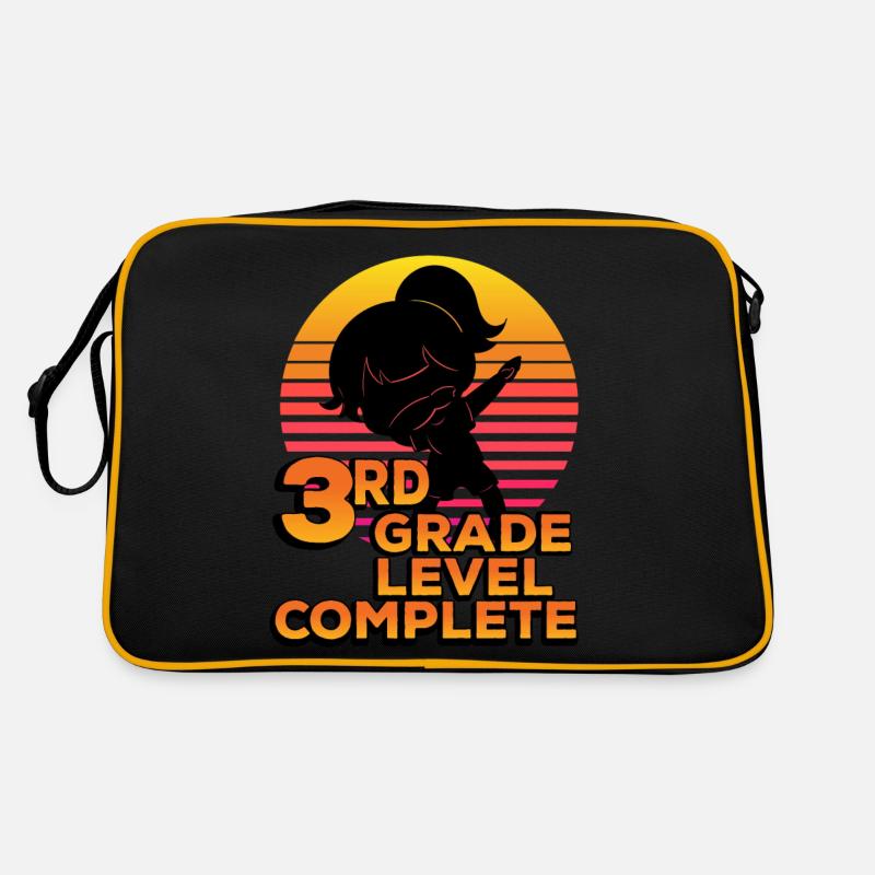 3rd grade Full silhouette dab end Retro Bag