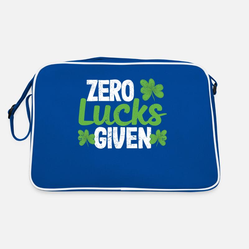 Funny Saint Patrick's Day Clover Irish Null Retro Bag