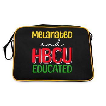 HBCU Vêtements Historic Black College HBCU - Sac Retro - noir/or - Dos