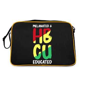 HBCU Vêtements Historic Black College HBCU - Sac Retro - noir/or - Dos