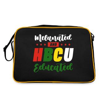 HBCU Vêtements Historic Black College HBCU - Sac Retro - noir/or - Dos