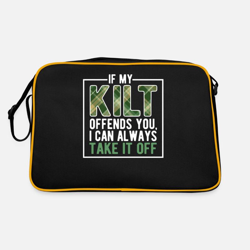 Quand mon kilt t’offense drôle de Saint-Patrick Sac Retro