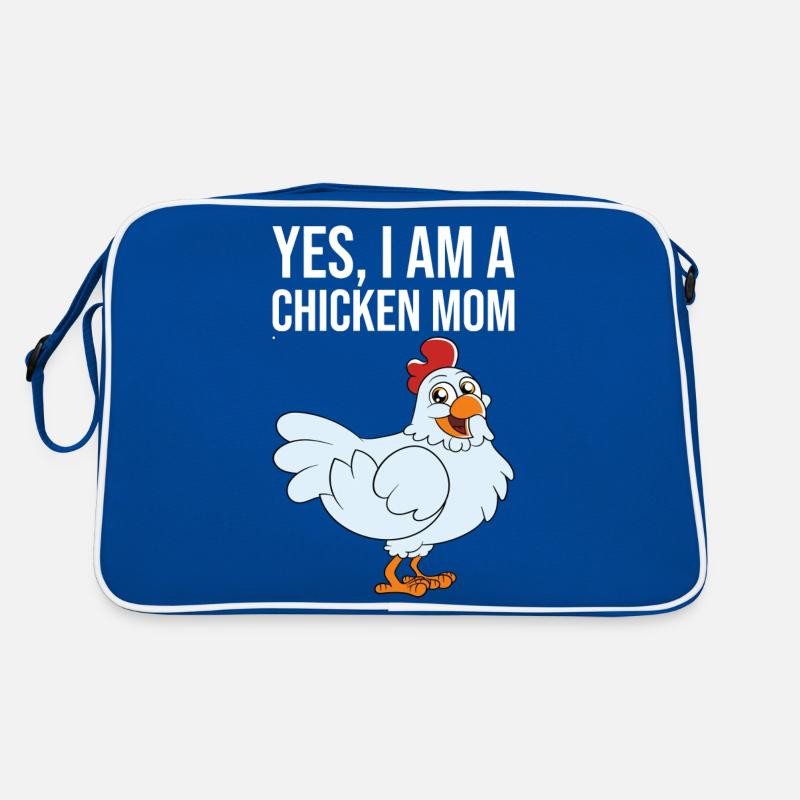 Yes I Am A Chicken Mom Retro Bag