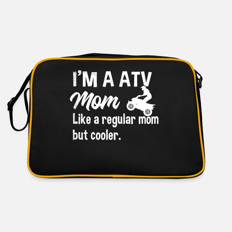 all terrain vehicles Cute and funny MOM definition Retro Bag