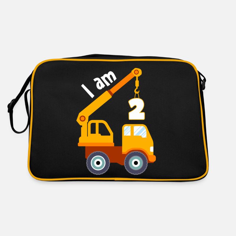 2ème anniversaire garçon 2 ans Sac Retro