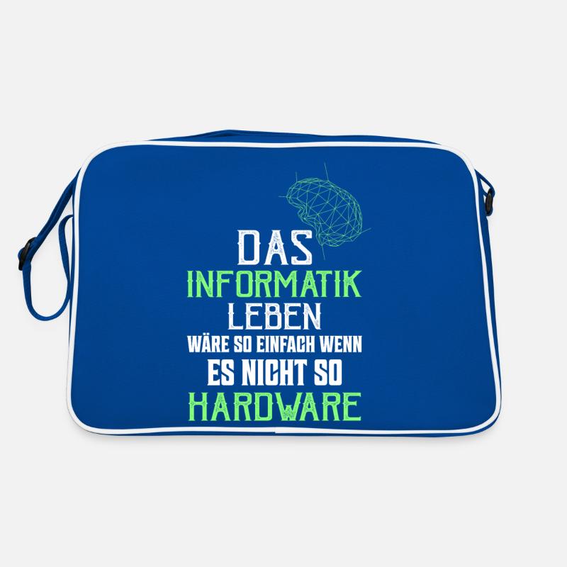 Das Informatik Leben wäre so einfach Programmierer Retro Tasche
