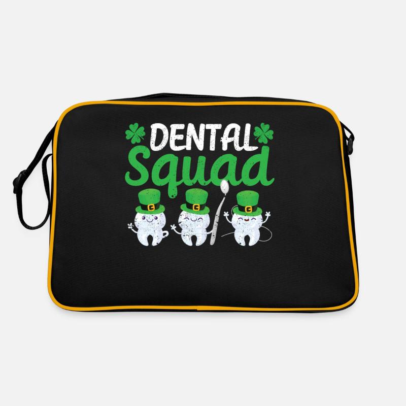 Escouade dentaire Leprechaun Teeth St. Patrick’s Day Sac Retro