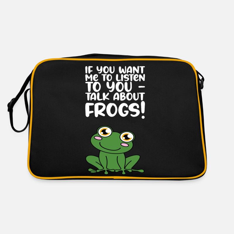 Parlez des grenouilles Sac Retro
