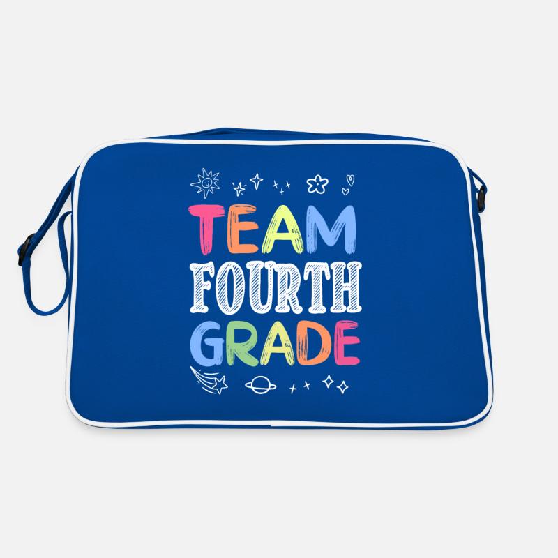 Team Fourth Grade Back to School Teaching Student Retro Tasche
