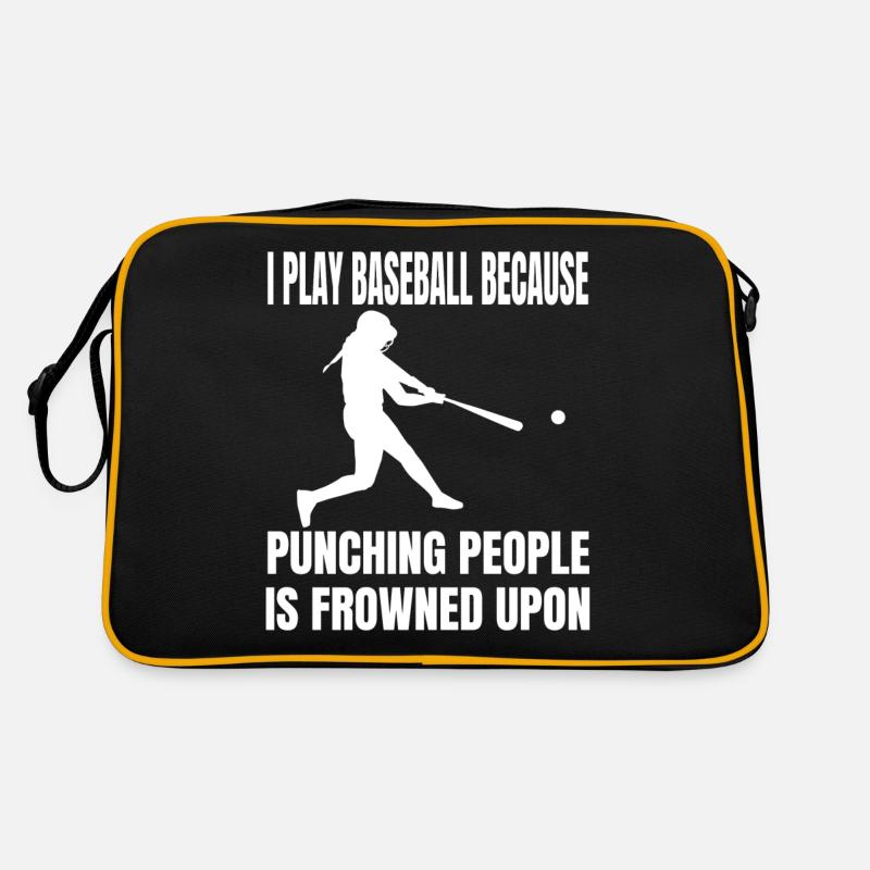Baseballliebhaber Baseball Baseballspiel Geschenk Retro Tasche