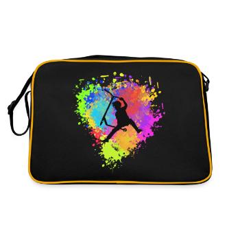 Trottinette freestyle - Sac Retro - noir/or - Dos