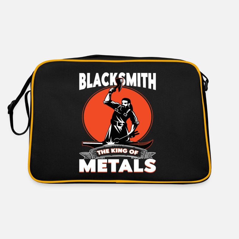 Blacksmith The King Of Metals Metalsmith Gift Idea Retro Tasche