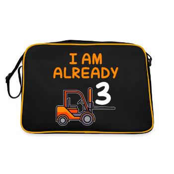 3 ans 3ème anniversaire garçon 3 ans - Sac Retro - noir/or - Dos