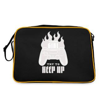 I Don't Need Therapy I Just Need My Video Games - Retro Bag - black/gold - Back