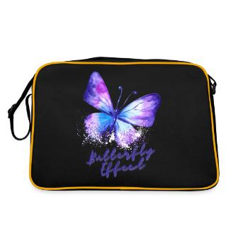 Effet papillon - Sac Retro - noir/or - Dos