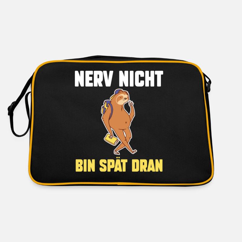 Nerv Nicht Bin Am Backen Retro Tasche