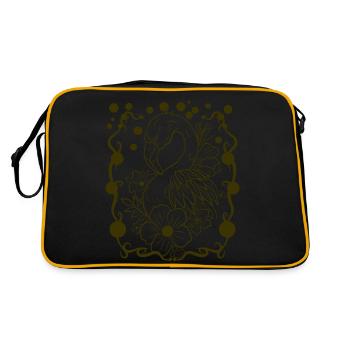 swan - Retro Bag - black/gold - Back