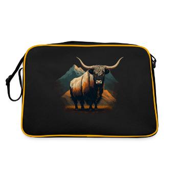 Yak Cow - Retro Bag - black/gold - Back