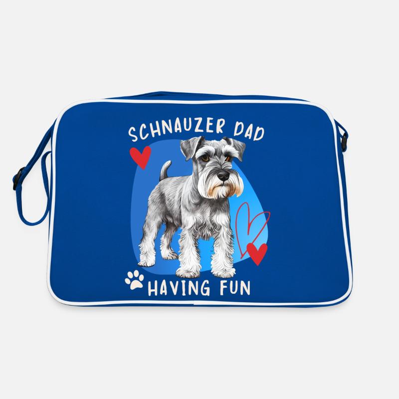 Schnauzer, Schnauzer-Terrier, Schnauzer-papa Dire Sac Retro