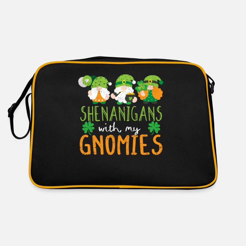 Manigances avec mes gnomes Fête de la Saint-Patrick Sac Retro