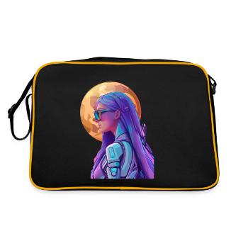 Space Fighter 3 - Retro Bag - black/gold - Back