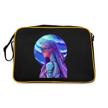Space Fighter 2 - Retro Bag - black/gold - Back