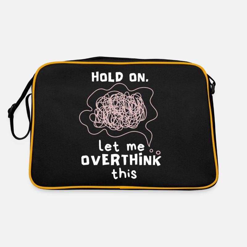 Let-Me-Overthink-This Psychotherapy, Overthinking Retro Bag