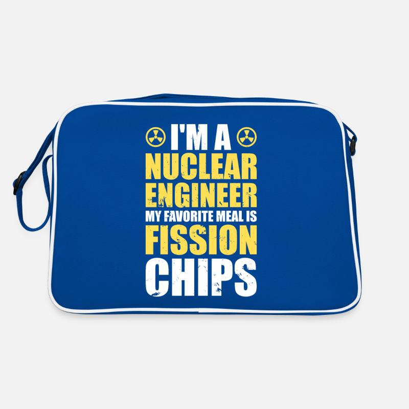 Nuclear Energy Radiation Nuclear Power Engineer Retro Bag