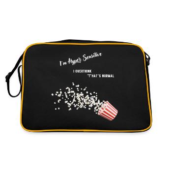 Overthink - Sac Retro - noir/or - Dos