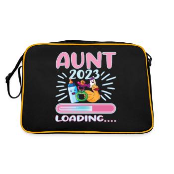Tante 2023 Chargement - Sac Retro - noir/or - Dos