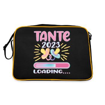 Tante 2023 Chargement - Sac Retro - noir/or - Dos