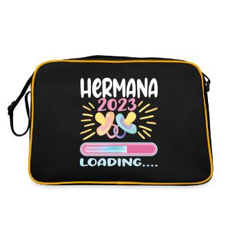Hermana 2023 - Sac Retro - noir/or - Dos