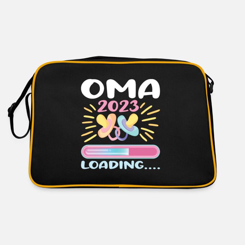 Ich Werde Im Jahr 2023 Großmutter Sein Retro Tasche